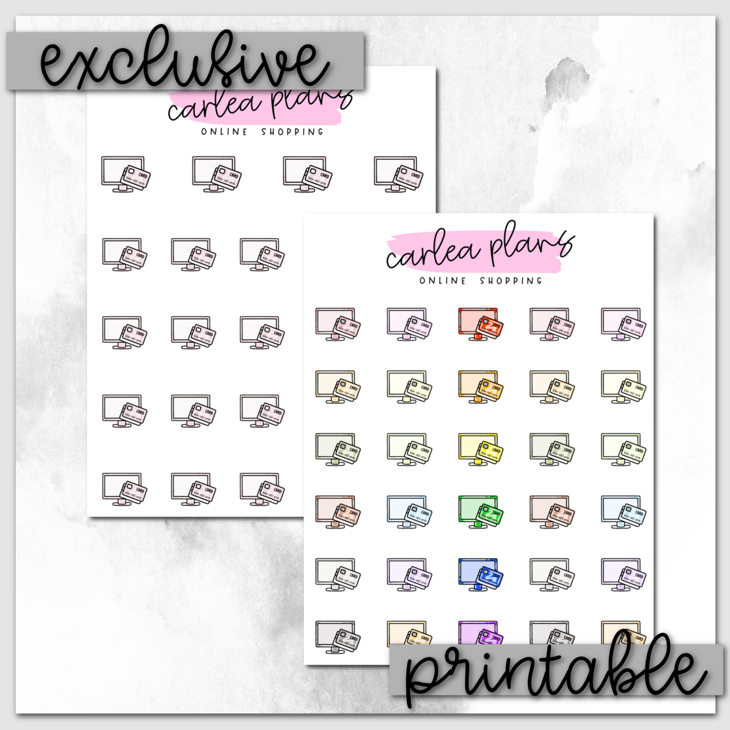 Online Shopping Icons | Printable Icons