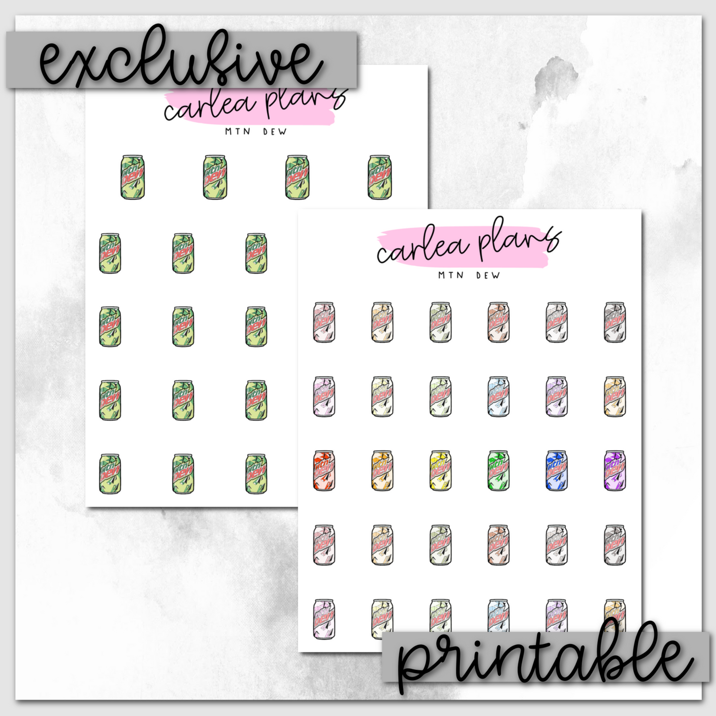 Mtn Dew Icons | Printable Icons