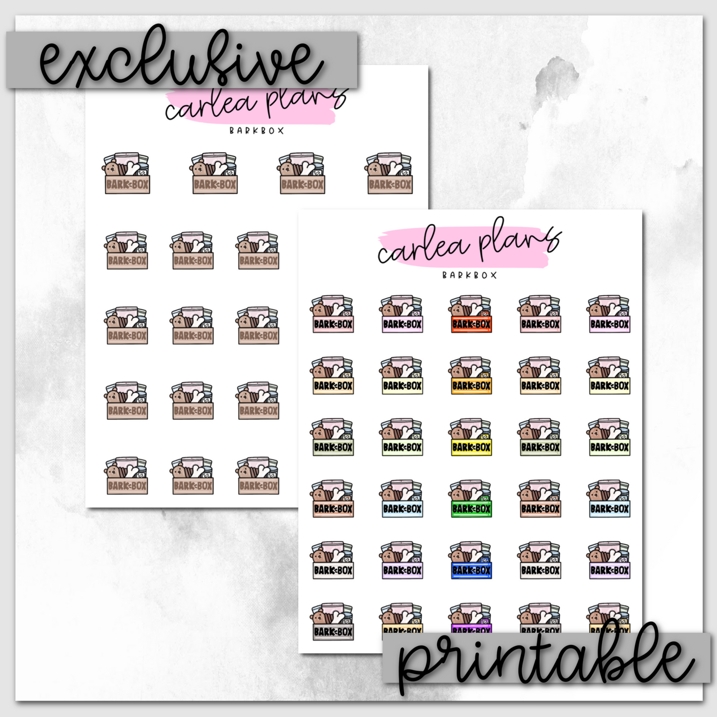 BarkBox Icons | Printable Icons