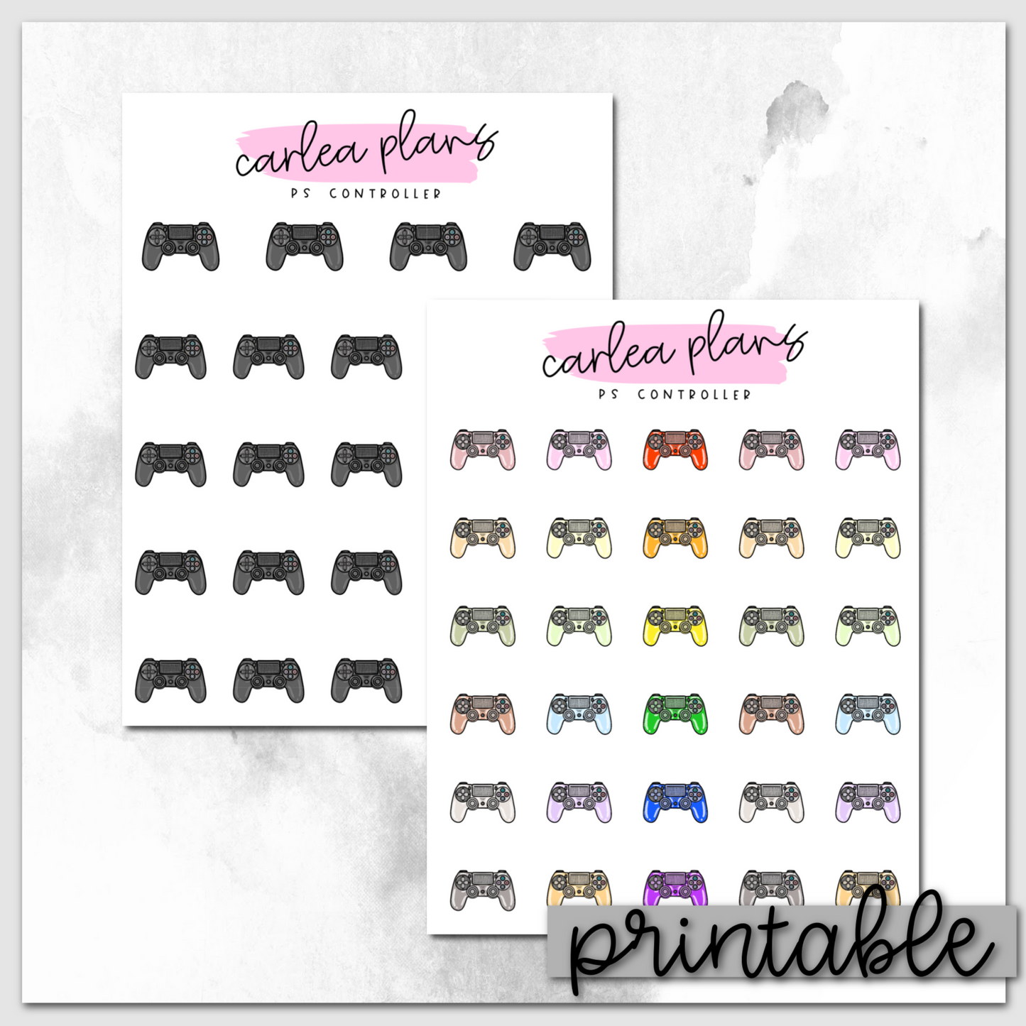 PS Controller Icons | Printable Icons