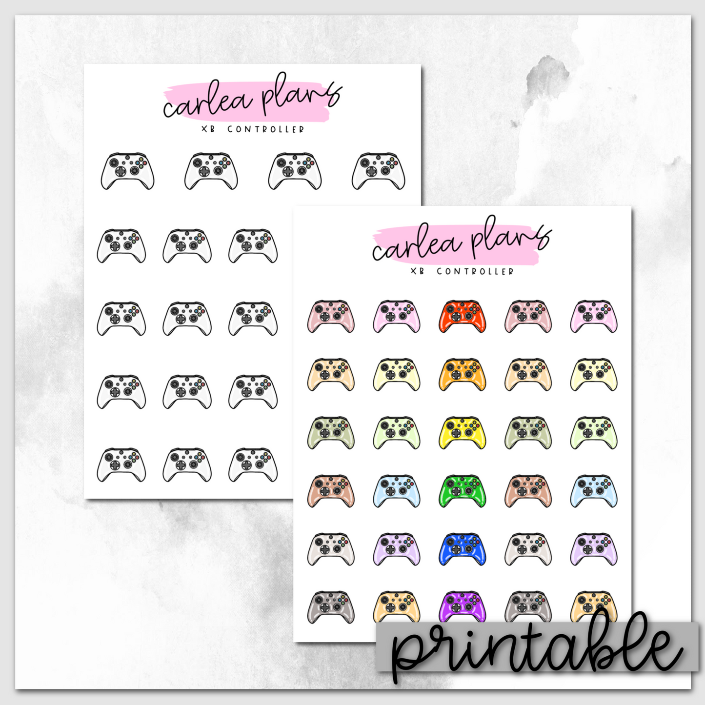 XB Controller Icons | Printable Icons