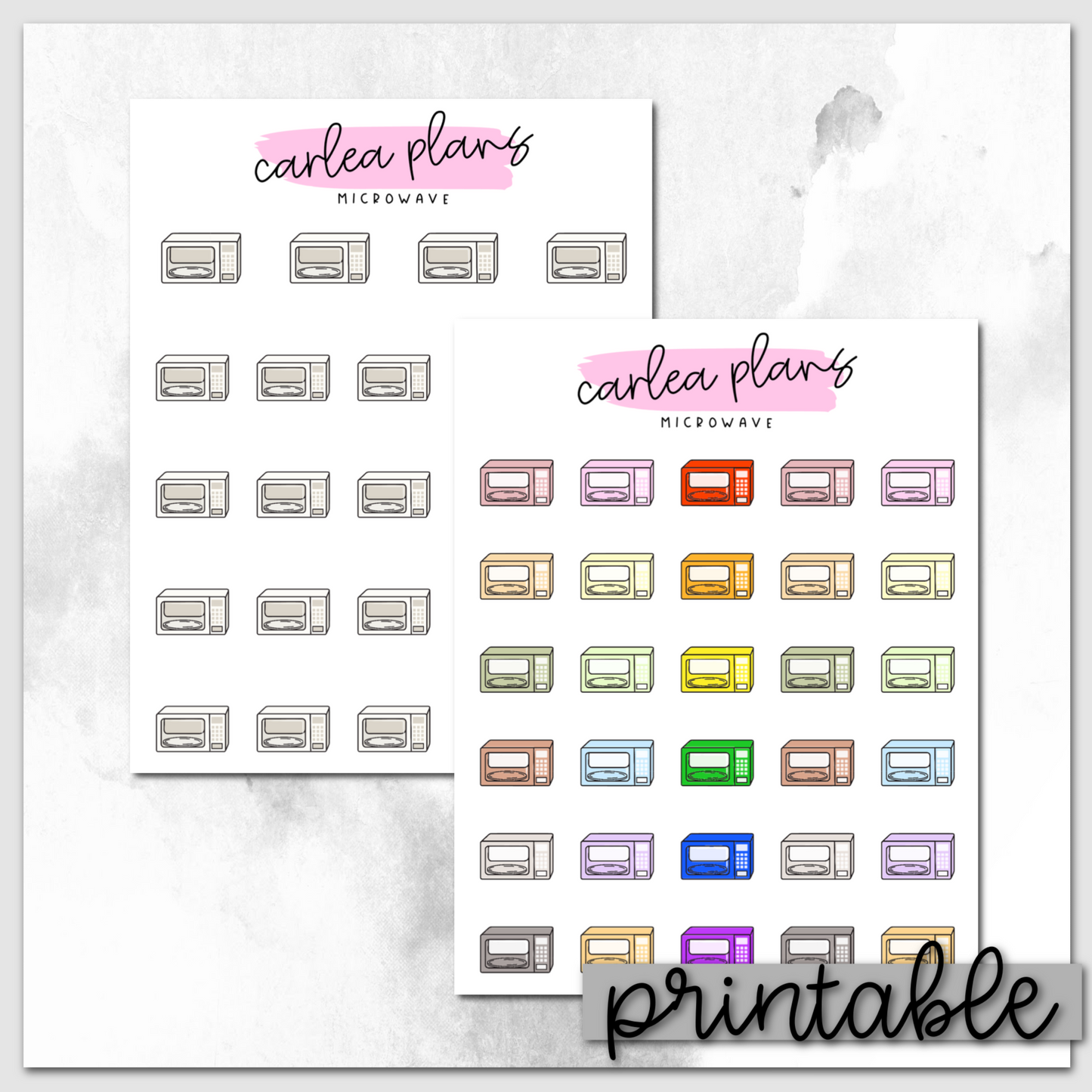 Microwave Icons | Printable Icons