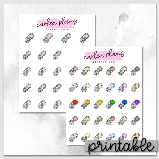 Contact Case Icons | Printable Icons
