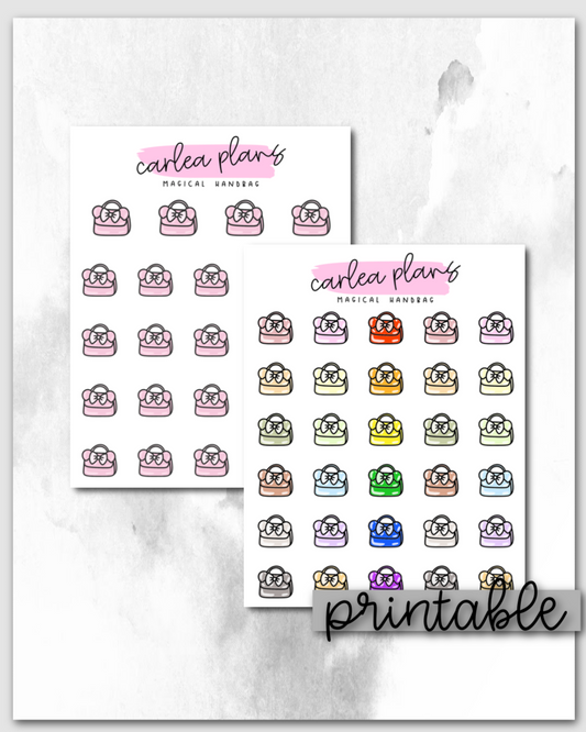 Magical Handbag Icons | Printable Icons