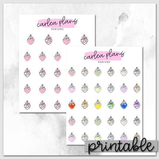 Perfume Icons | Printable Icons