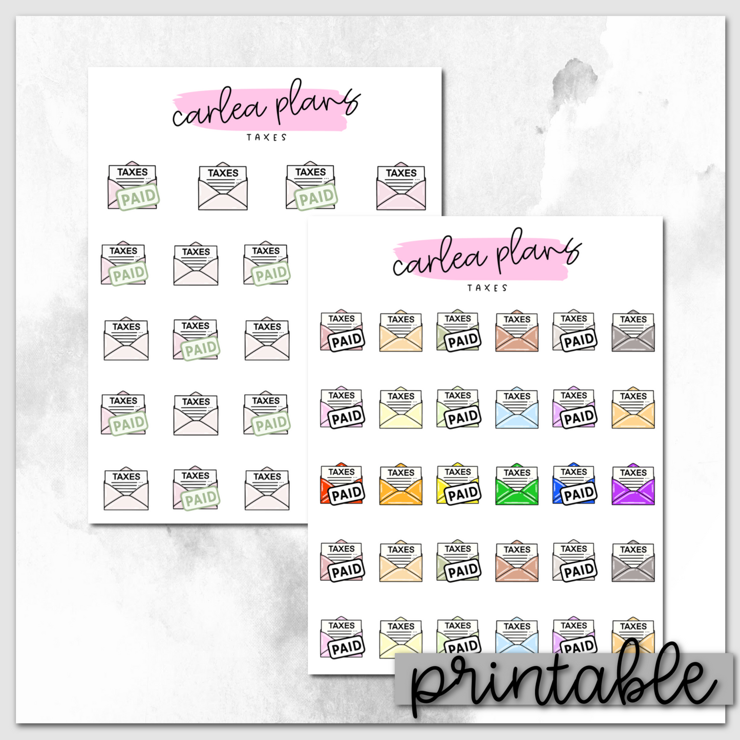 Taxes Icons | Printable Icons