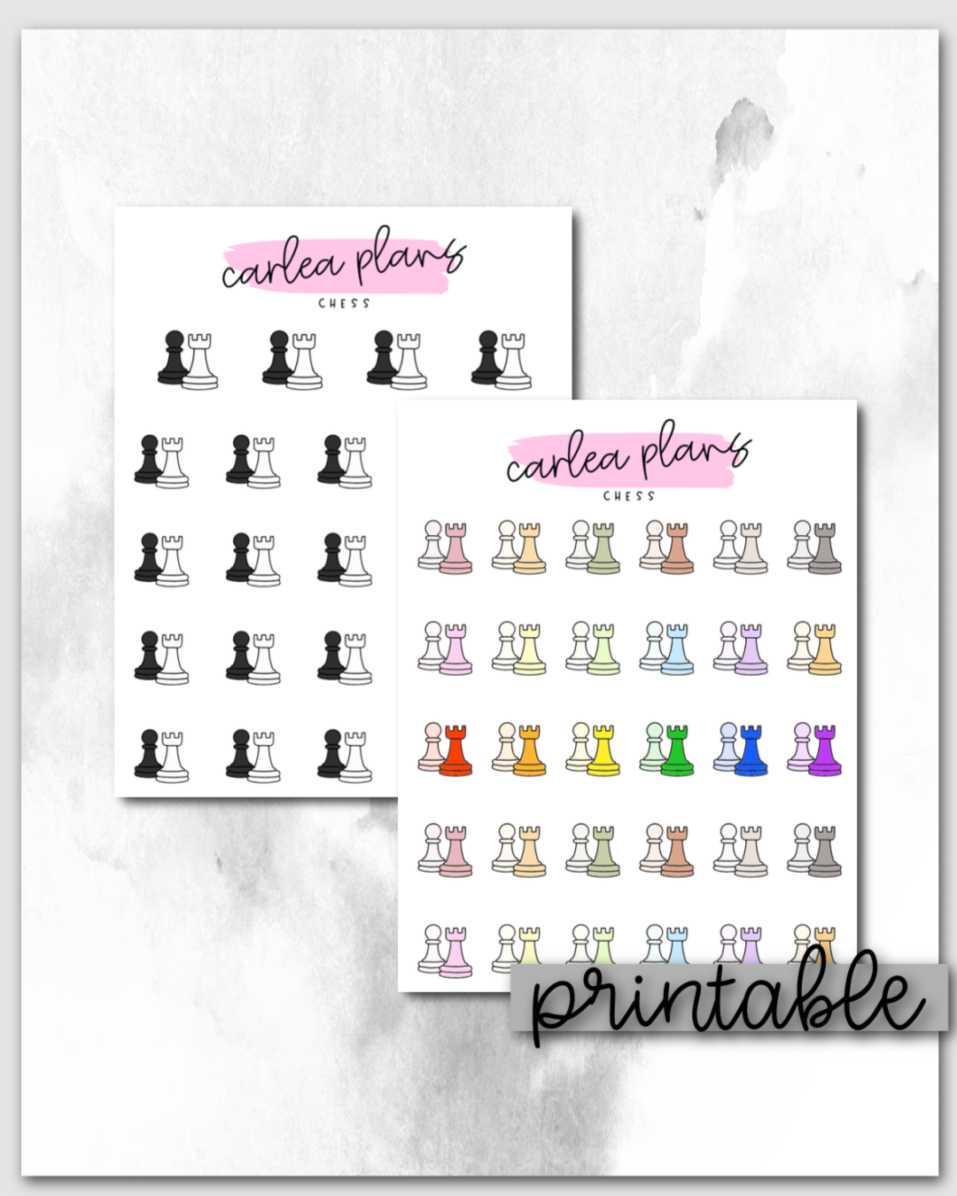 Chess Icons | Printable Icons