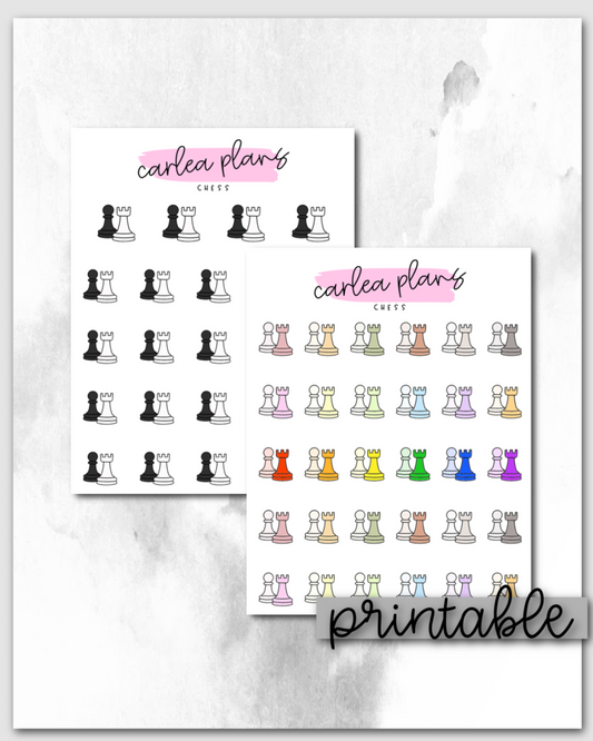 Chess Icons | Printable Icons