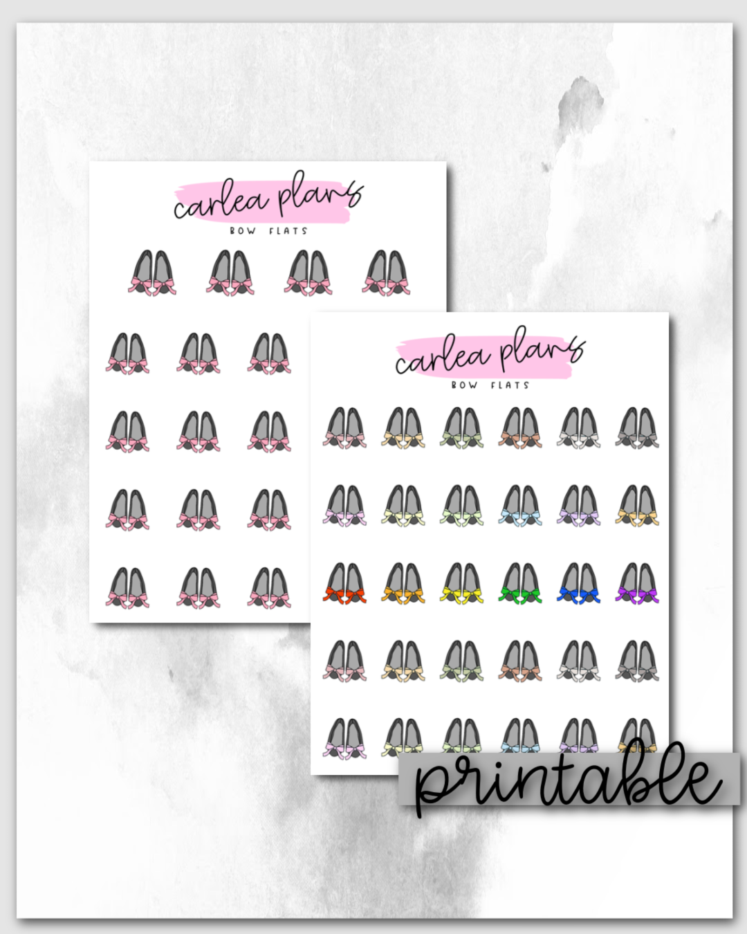 Bow Flats Icons | Printable Icons