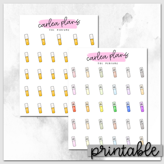 Sol Perfume Icons | Printable Icons