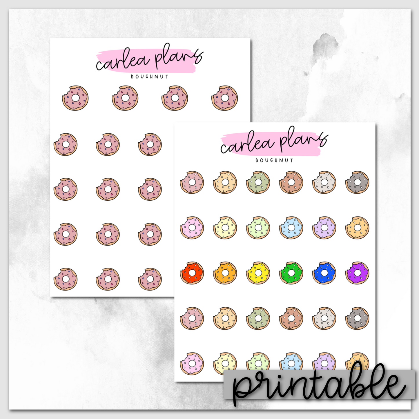 Doughnut Icons | Printable Icons