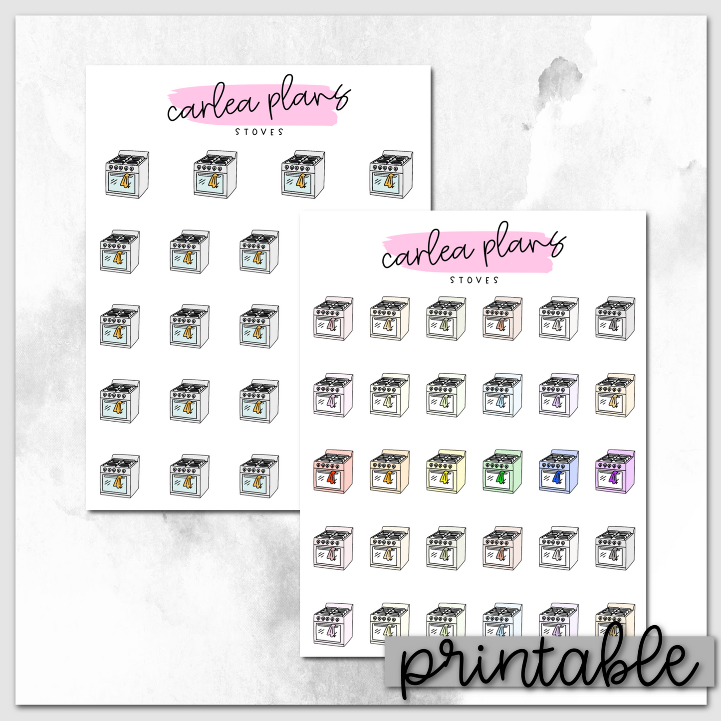 Stove Icons | Printable Icons