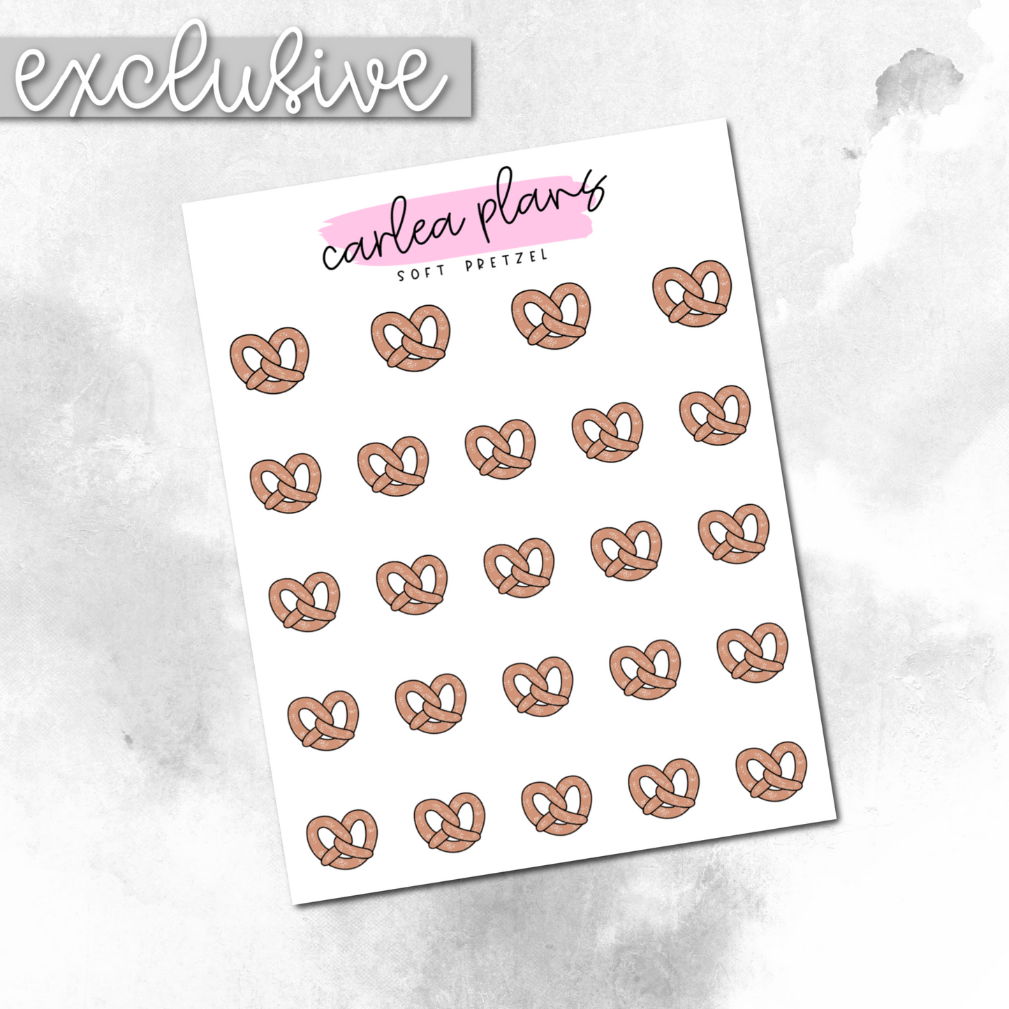 Soft Pretzel Icons