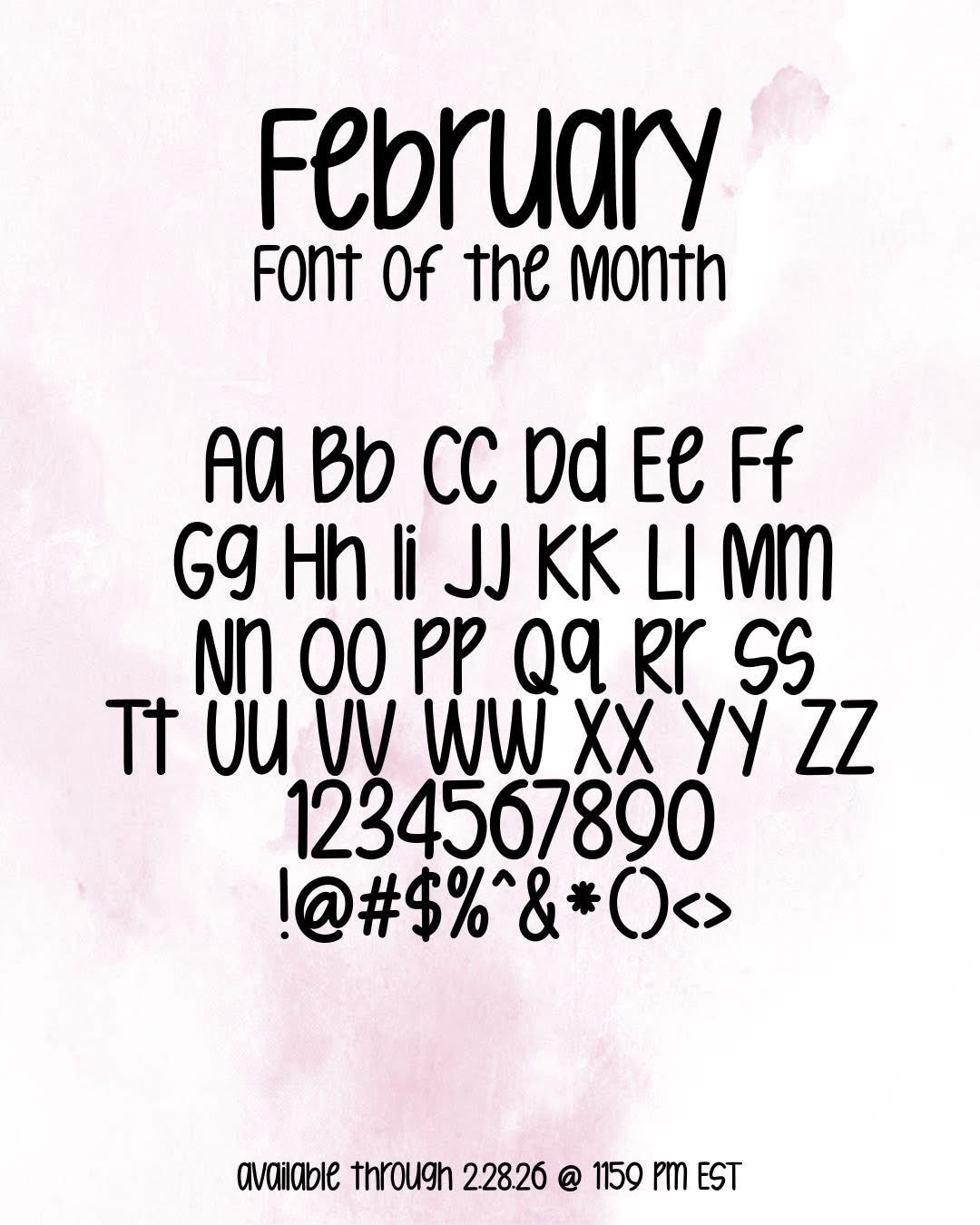 February Font of the Month - 28 Variety Custom Scripts *PLEASE READ DE ...