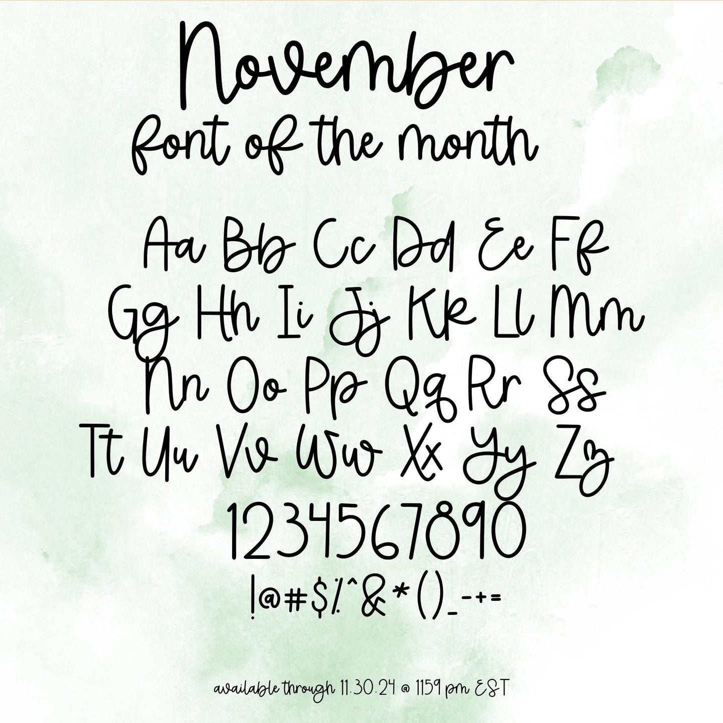 November Font of the Month - 28 Variety Custom Scripts *PLEASE READ DESCRIPTION*