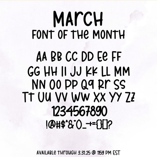 March Font of the Month - 28 Variety Custom Scripts *PLEASE READ DESCRIPTION*