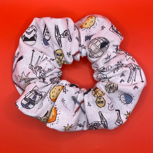Galaxy Doodle Scrunchie