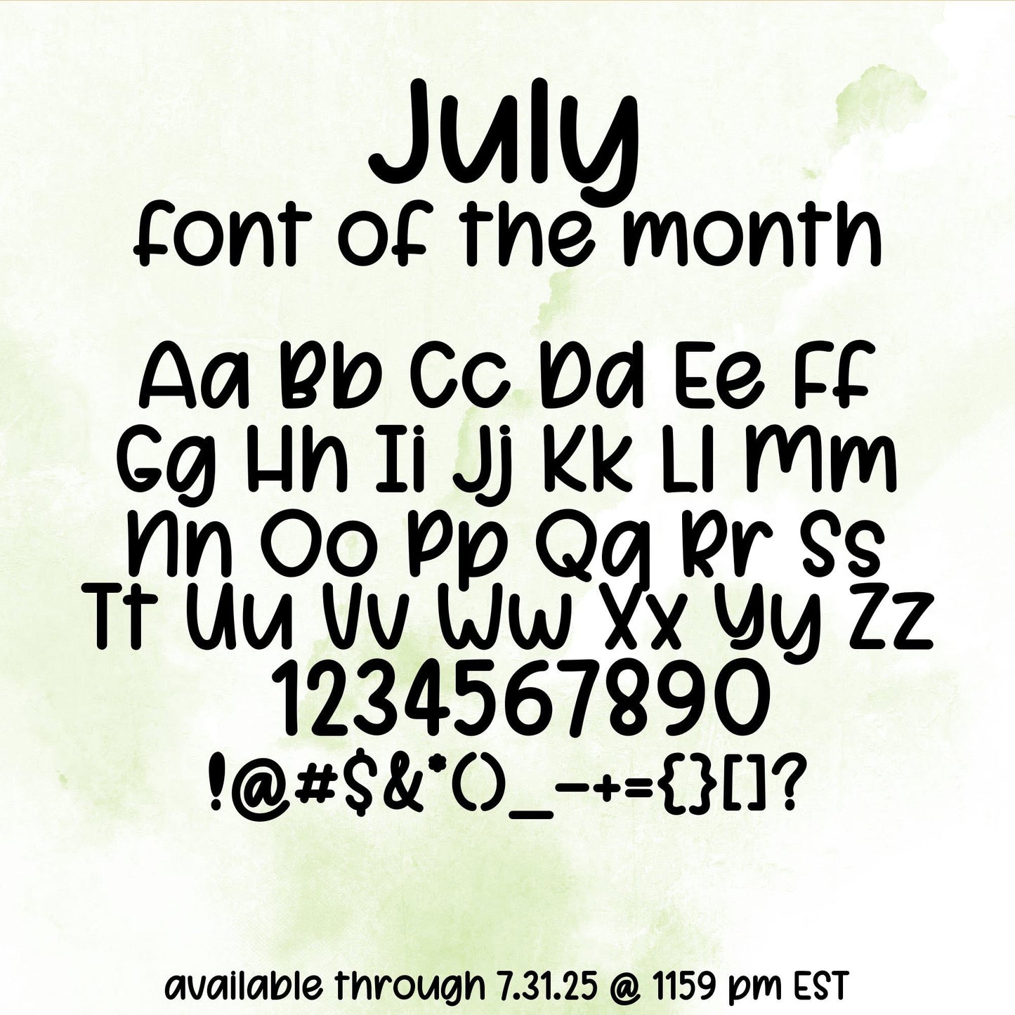 Past Font of the Month Custom Scripts