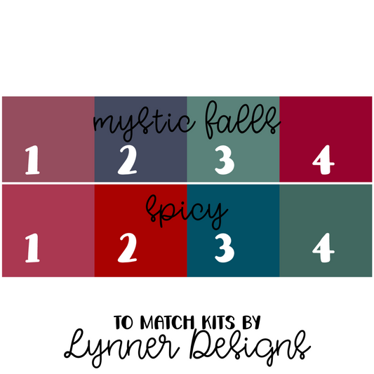 Solid Color Best Sellers - To Match Lynner Designs Kits