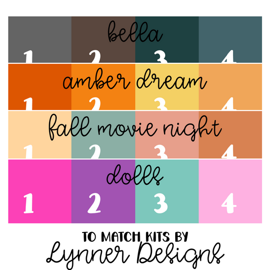 Solid Color Best Sellers - To Match Lynner Designs Kits | Icons