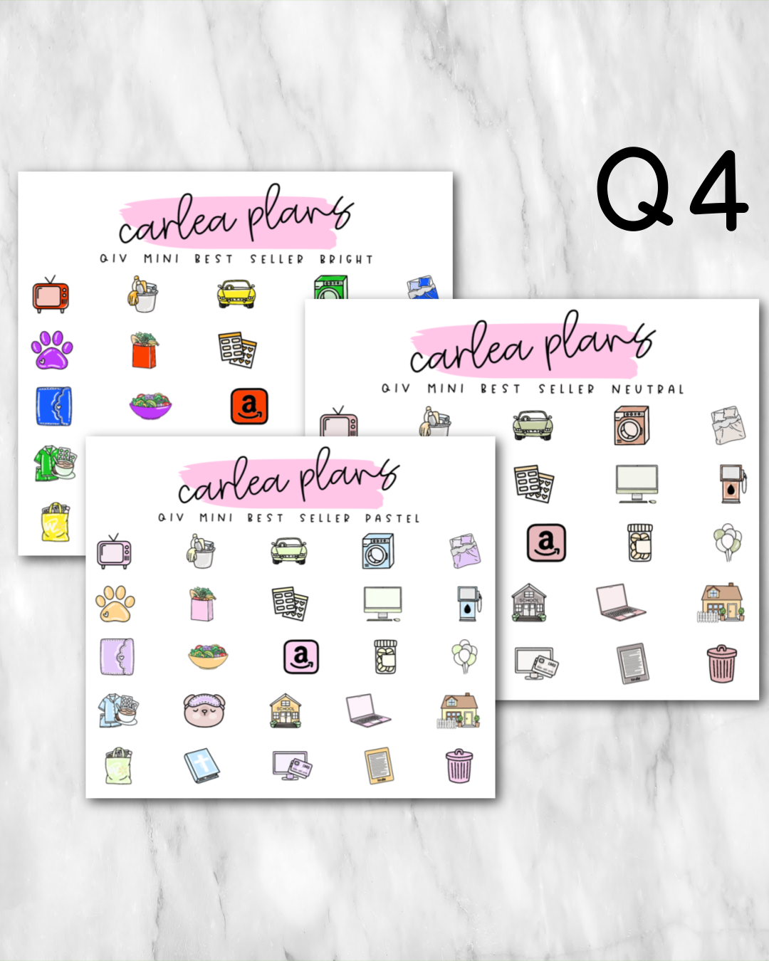 Mini Best Seller Icons | 2025 | Quarter 4