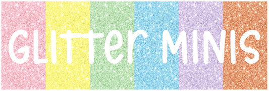 Limited Time Colorway || Mini Icons || Pastel Glitter