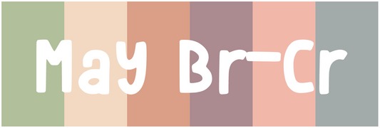 Color of the Month PRINTABLE Icons || Br - Cr