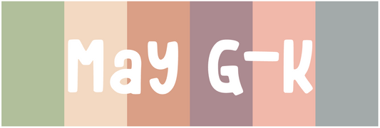Color of the Month PRINTABLE Icons || G - K