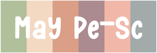 Color of the Month PRINTABLE Icons || Pe - Sc
