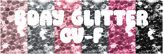 PRINTABLE Birthday Glitter Icons || Cu - F