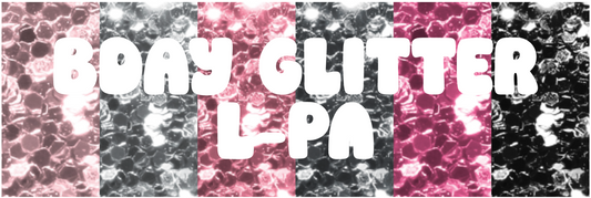 PRINTABLE Birthday Glitter Icons || L - Pa