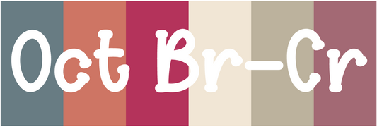 Color of the Month PRINTABLE Icons || Br - Cr