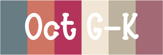 Color of the Month PRINTABLE Icons || G - K