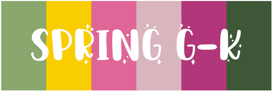 Spring 2025 Colorway Icons || G-K