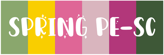 Spring 2025 Colorway Icons || Pe-Sc