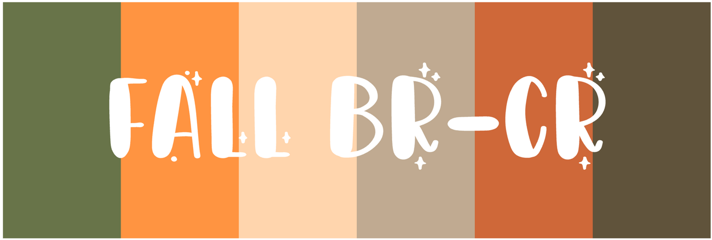 PRINTABLE Fall 2025 Colorway Icons || Br-Cr