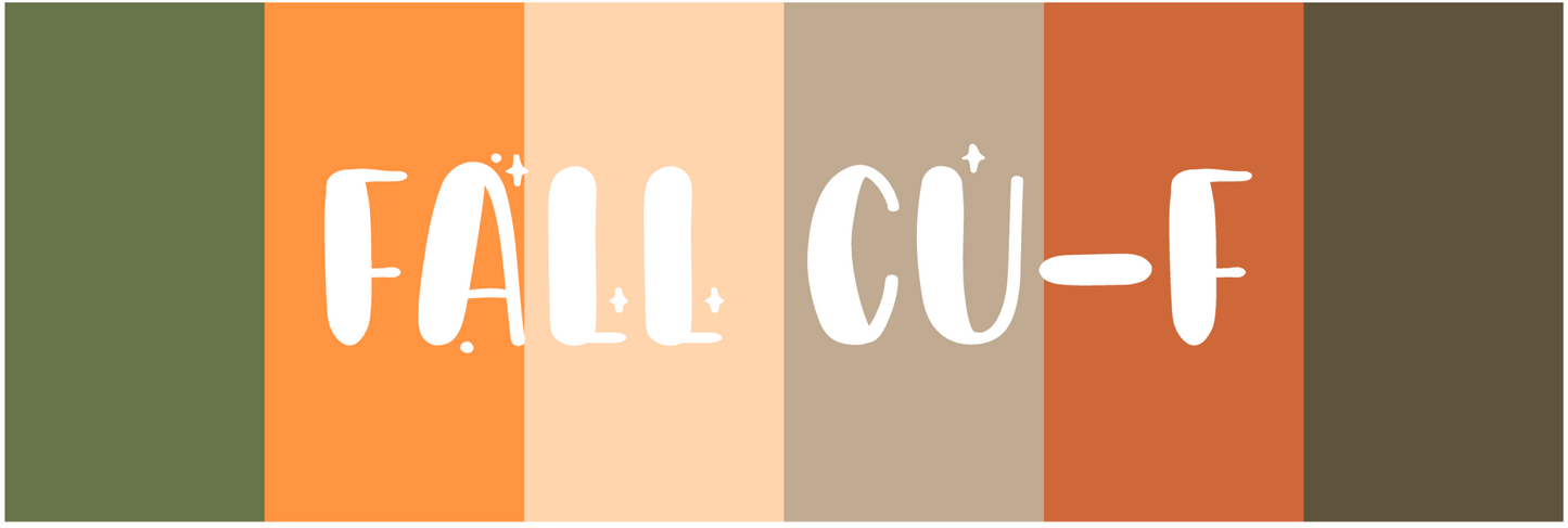 PRINTABLE Fall 2025 Colorway Icons || Cu-F