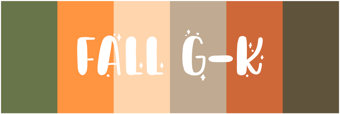 PRINTABLE Fall 2025 Colorway Icons || G-K