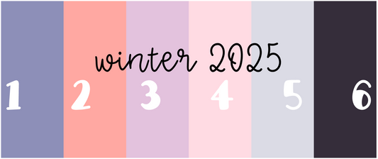 PRINTABLE Winter 2025 Colorway Icons || Solid Color Best Seller