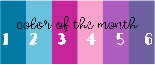 Color of the Month PRINTABLE || Solid Color Best Sellers