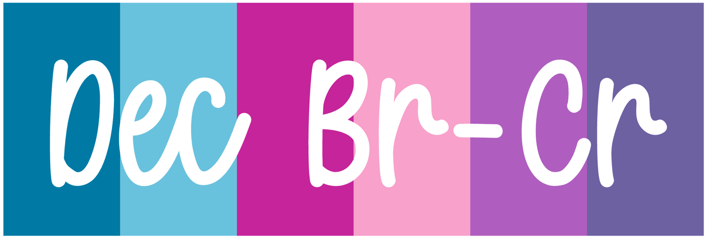 Color of the Month PRINTABLE Icons || Br - Cr