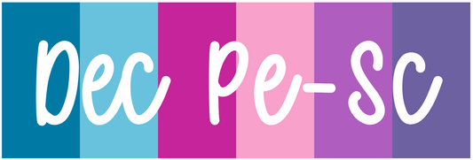 Color of the Month PRINTABLE Icons || Pe - Sc