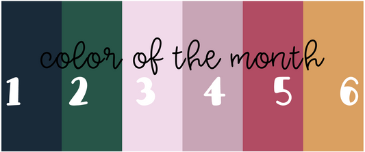 PRINTABLE COTM Icons || Solid Color Best Seller