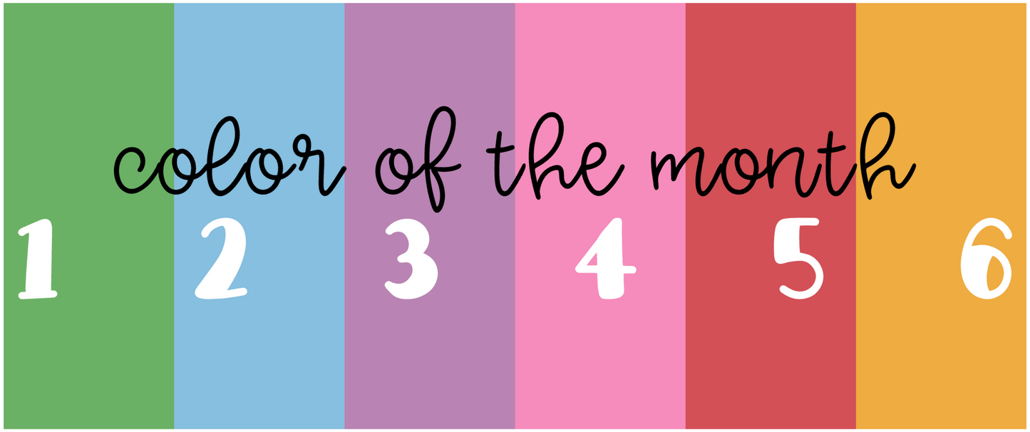 Solid Color Weekly Sampler Icons