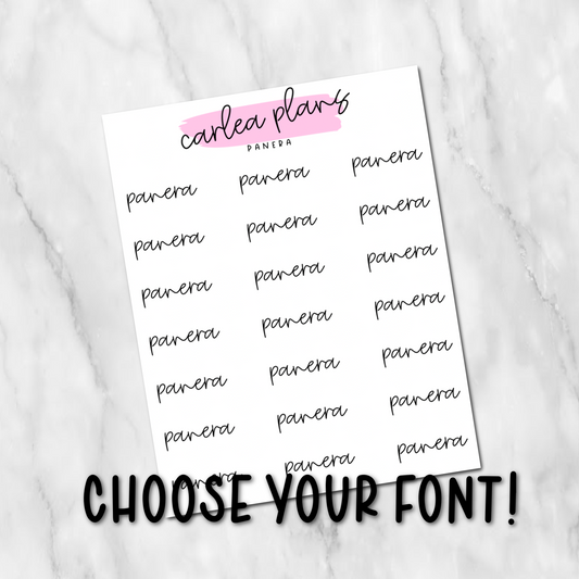 Panera Scripts