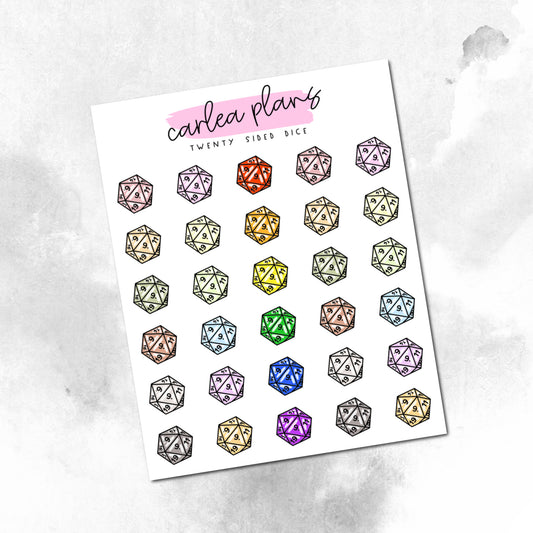 Twenty Sided Dice Icon