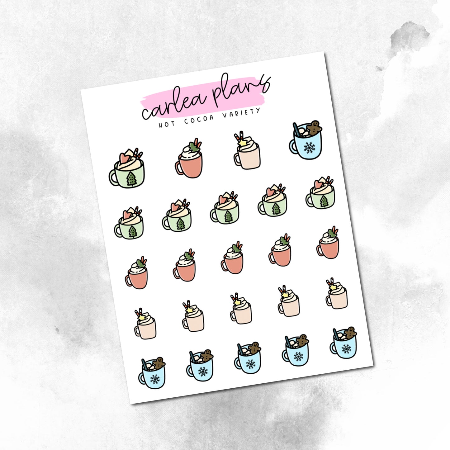Hot Cocoa Variety Icons
