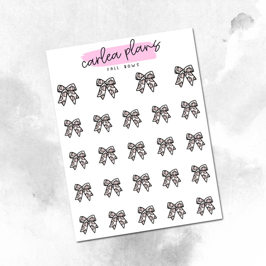 Fall Bow Deco Icons