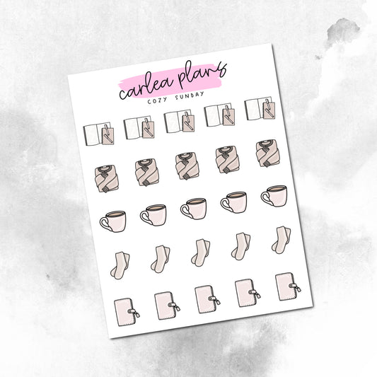 Cozy Sunday Icons