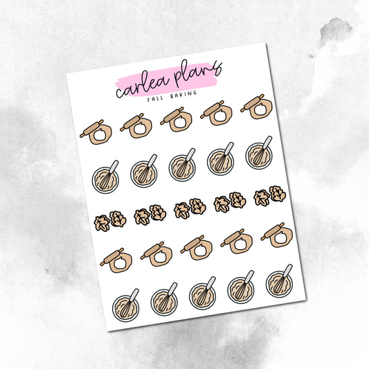 Fall Baking Icons